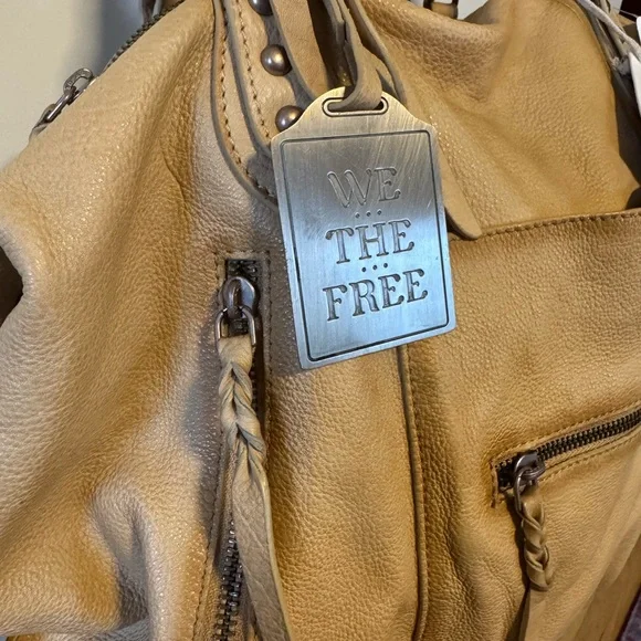 AUTHENTIC NWT We The Free EMERSON TOTE Italian Straw Free People - Picture 3 of 6